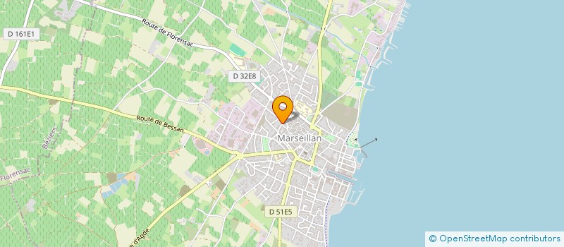 localisation de l'entreprise AUSE à MARSEILLAN