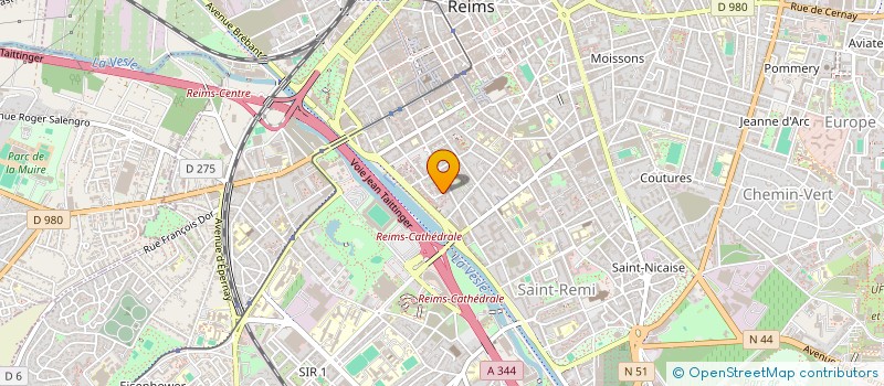 localisation de l'entreprise AUSE  REIMS