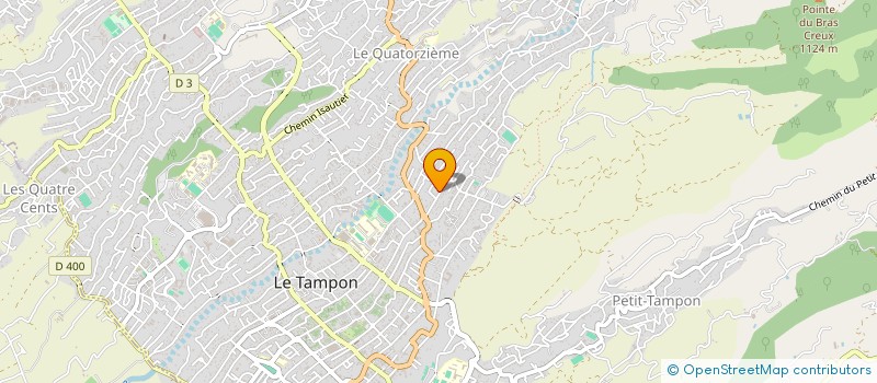 localisation de l'entreprise AUSE 974 ASSOCIATION UNI SOLIDAIRE ENSEMBLE  LE TAMPON