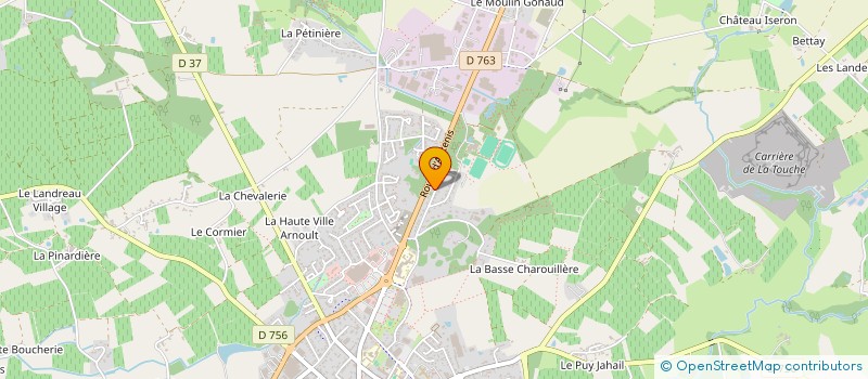 localisation de l'entreprise AUSEMETAL à VALLET