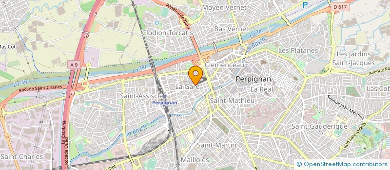 localisation de l'entreprise AUSET SERVICES à PERPIGNAN