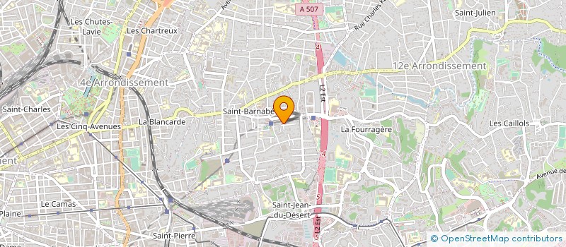 localisation de l'entreprise AUSFORT TRANSPORT à MARSEILLE