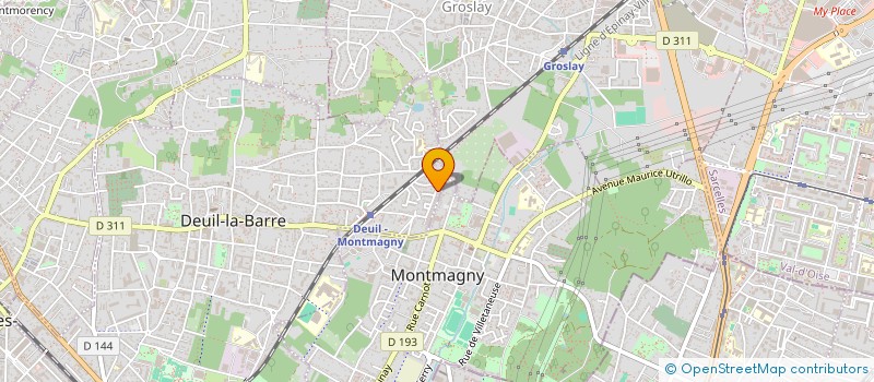 localisation de l'entreprise AUSHANA CONSULTING  DEUIL-LA-BARRE