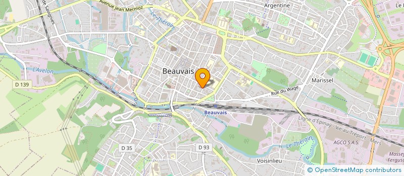 localisation de l'entreprise AUSIEGE  BEAUVAIS