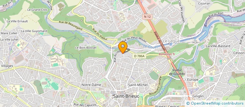 localisation de l'entreprise AUSOL à SAINT-BRIEUC