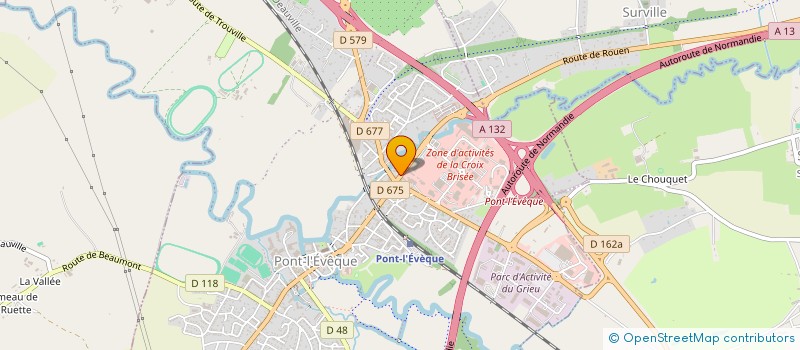 localisation de l'entreprise AUSPEN à PONT L'EVEQUE