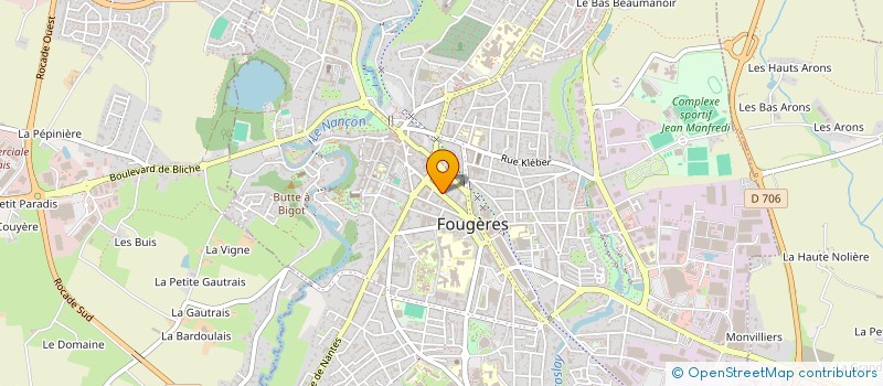 localisation de l'entreprise AUSSANT 2L  FOUGERES