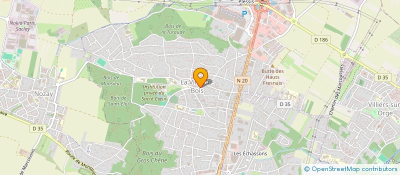 localisation de l'entreprise AUSSANTHESITE à LA VILLE-DU-BOIS