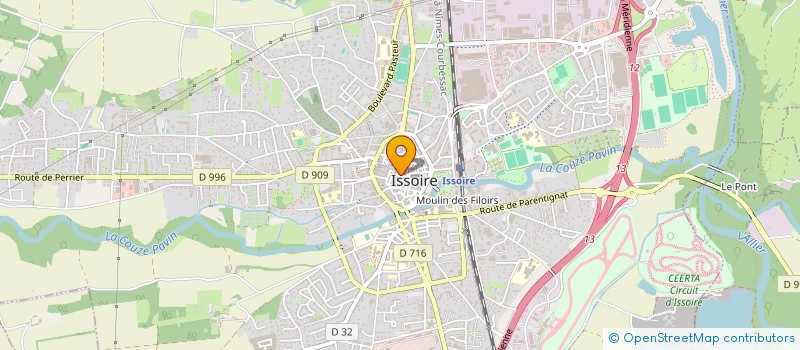 localisation de l'entreprise AUSSI BELLES  ISSOIRE