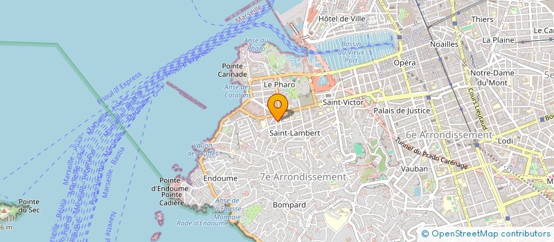localisation de l'entreprise AUSSIH à MARSEILLE