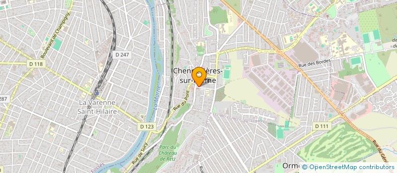 localisation de l'entreprise AUSSITOT à CHENNEVIERES-SUR-MARNE