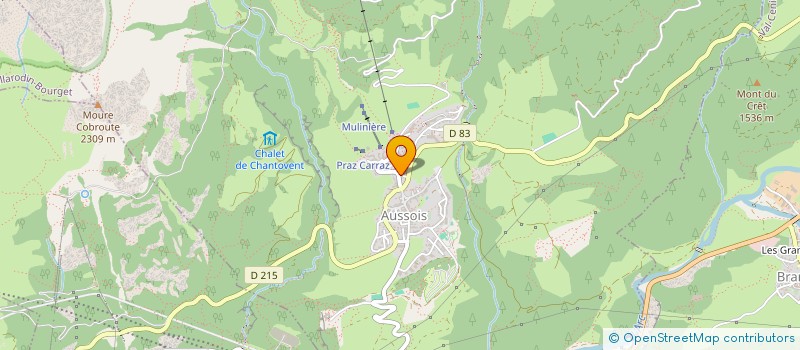 localisation de l'entreprise AUSSOIS SPORTS à AUSSOIS