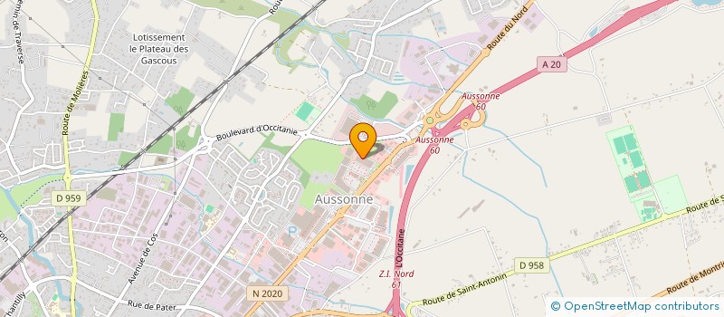 localisation de l'entreprise AUSSONNE CASH à MONTAUBAN