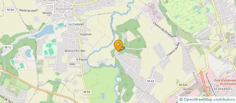 localisation de l'entreprise AUSSONNE ENVIRONNEMENT ADEA à AUSSONNE
