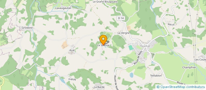 localisation de l'entreprise AUSSOURD à NAILLAT
