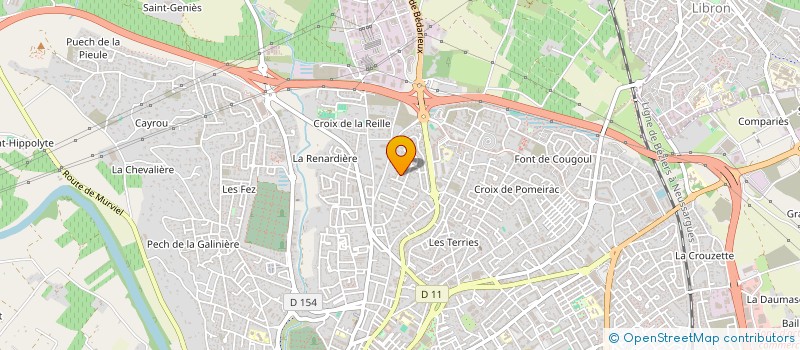 localisation de l'entreprise AUSTER  BEZIERS