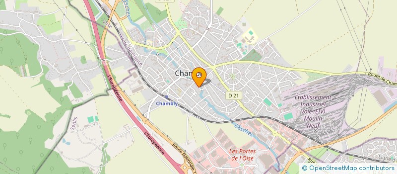 localisation de l'entreprise AUSTIN ELECTRICITE à CHAMBLY
