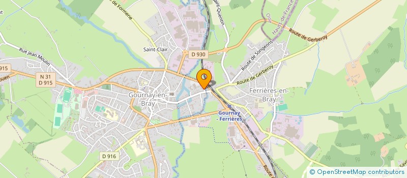 localisation de l'entreprise AUSTRA à GOURNAY-EN-BRAY