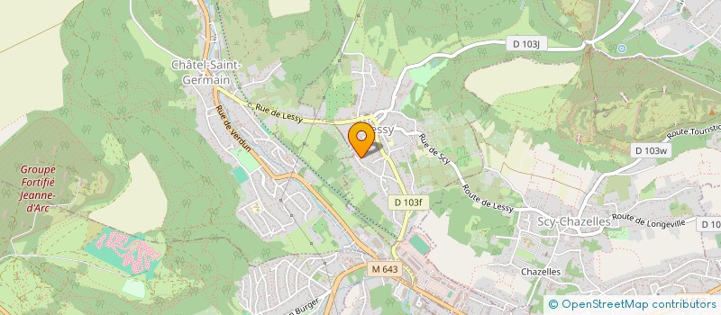 localisation de l'entreprise AUSTRA FEPS  LESSY