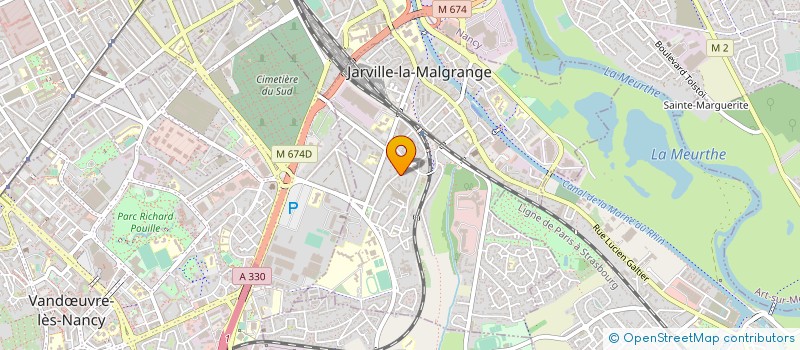 localisation de l'entreprise AUSTRABIERE  VANDUVRE-LES-NANCY