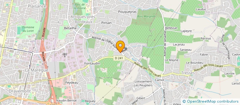 localisation de l'entreprise AUSTRADEAL à ARTIGUES-PRES-BORDEAUX