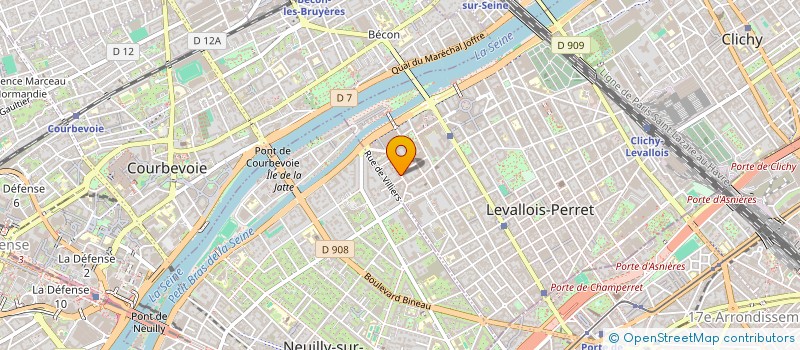 localisation de l'entreprise AUSTRAL CONSEIL  LEVALLOIS-PERRET