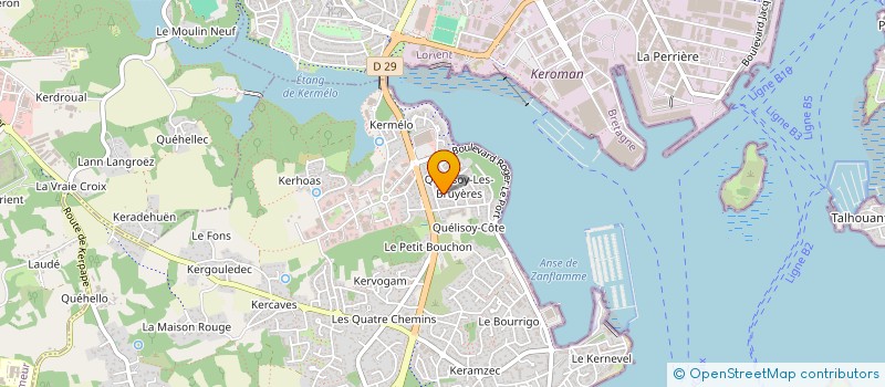 localisation de l'entreprise AUSTRAL ELECTRONICS à LARMOR-PLAGE