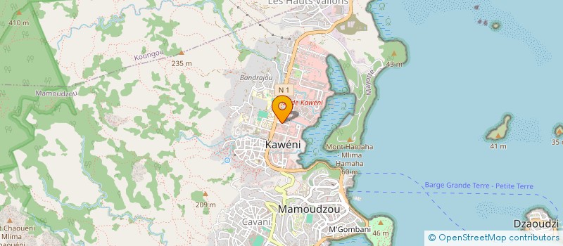 localisation de l'entreprise AUSTRAL SECURITE MAYOTTE SARL à MAMOUDZOU