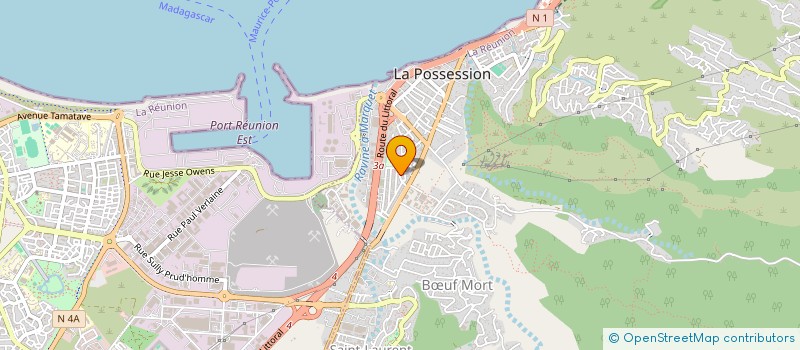 localisation de l'entreprise AUSTRAL SECURITES à LA POSSESSION