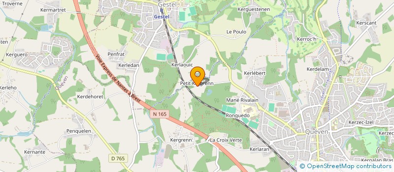 localisation de l'entreprise AUSTRAL SERVICES PRODUCTION à QUEVEN
