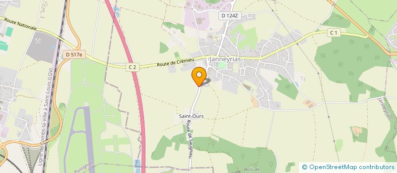 localisation de l'entreprise AUSTRALAIR à JANNEYRIAS