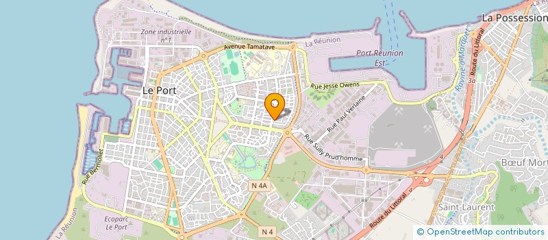 localisation de l'entreprise AUSTRALE BTP à LE PORT