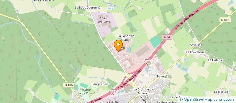 localisation de l'entreprise AUSTRALIA  ERCE-PRES-LIFFRE