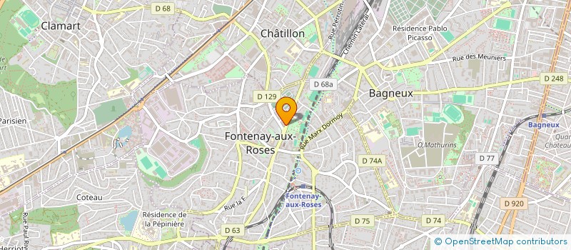 localisation de l'entreprise AUSTRALIE 2000 à FONTENAY-AUX-ROSES