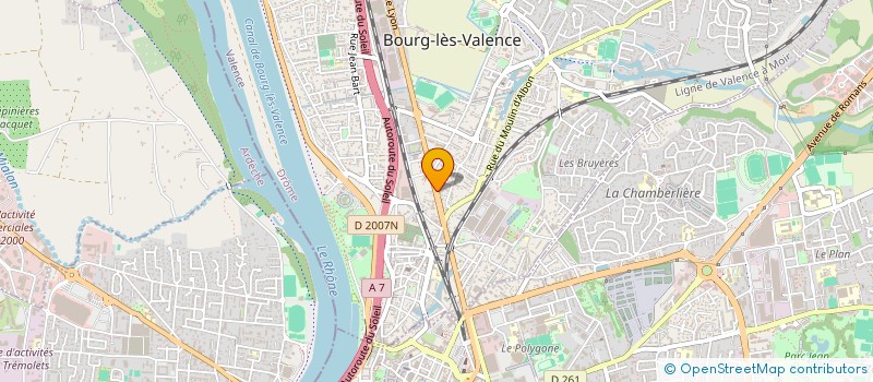 localisation de l'entreprise AUSTRIA STYLE à BOURG-LES-VALENCE