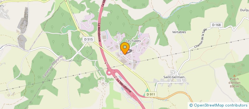 localisation de l'entreprise AUSTRUY CHARPENTES  MILLAU