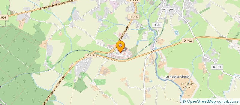 localisation de l'entreprise AUT'OCCASION à LA FERTE MACE
