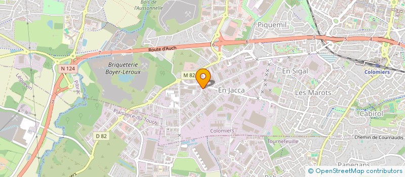 localisation de l'entreprise AUTAN CLIM CHAUFFAGE à COLOMIERS