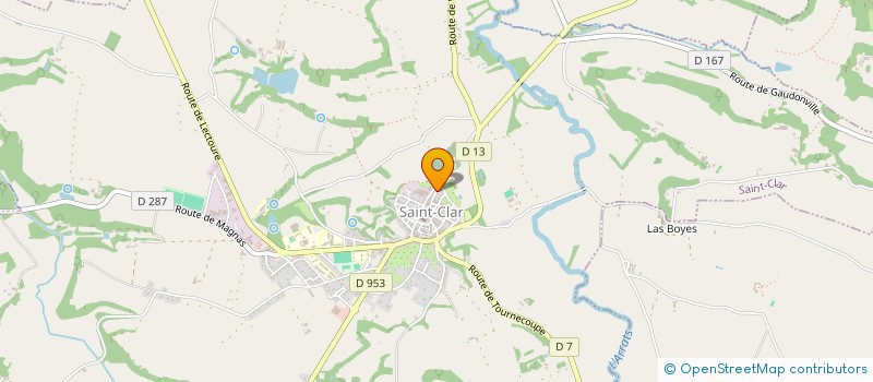 localisation de l'entreprise AUTAN D'ACCORDS  SAINT-CLAR