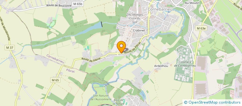localisation de l'entreprise AUTAN ENVIRONNEMENT SAS à CORNEBARRIEU