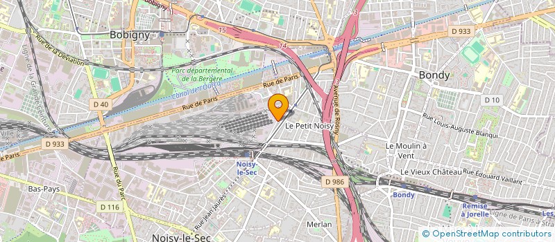 localisation de l'entreprise AUTANA à NOISY-LE-SEC