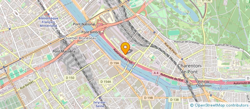 localisation de l'entreprise AUTANT EN EMPORTE LE BLANC à CHARENTON-LE-PONT