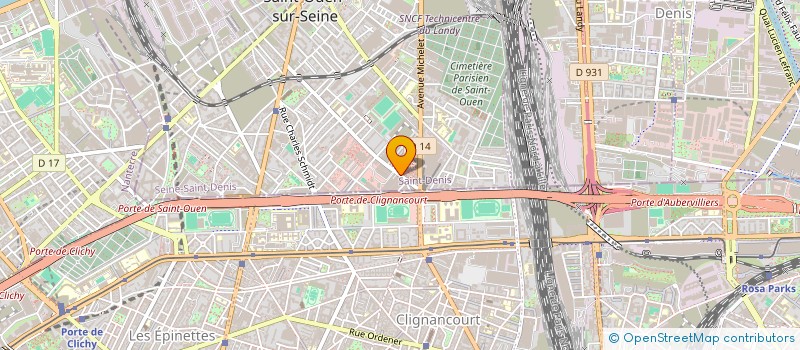 localisation de l'entreprise AUTANT EN EMPORTE LE TEMPS à SAINT-OUEN-SUR-SEINE