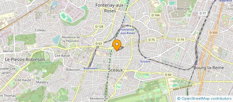 localisation de l'entreprise AUTENOR DRIVE à SCEAUX
