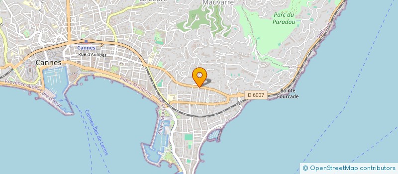 localisation de l'entreprise AUTENTIKA BEAUTE à CANNES