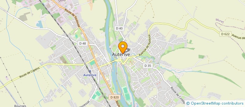 localisation de l'entreprise AUTERIVE BADMINTON CLUB  AUTERIVE