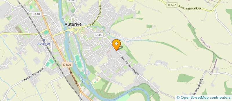 localisation de l'entreprise AUTERIVE DETENTE FOOTBALL  AUTERIVE