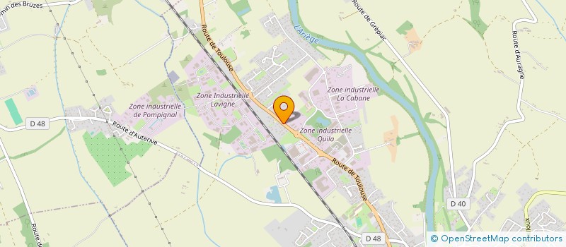 localisation de l'entreprise AUTERIVE PNEUS SECURITE  AUTERIVE