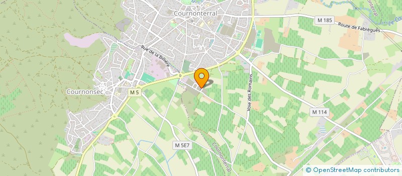 localisation de l'entreprise AUTERIVE PRELUDE à COURNONTERRAL