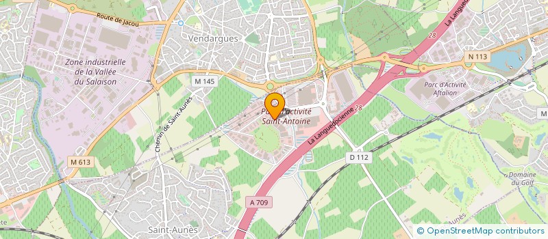 localisation de l'entreprise AUTEUIL AMEUBLEMENT  SAINT-AUNES